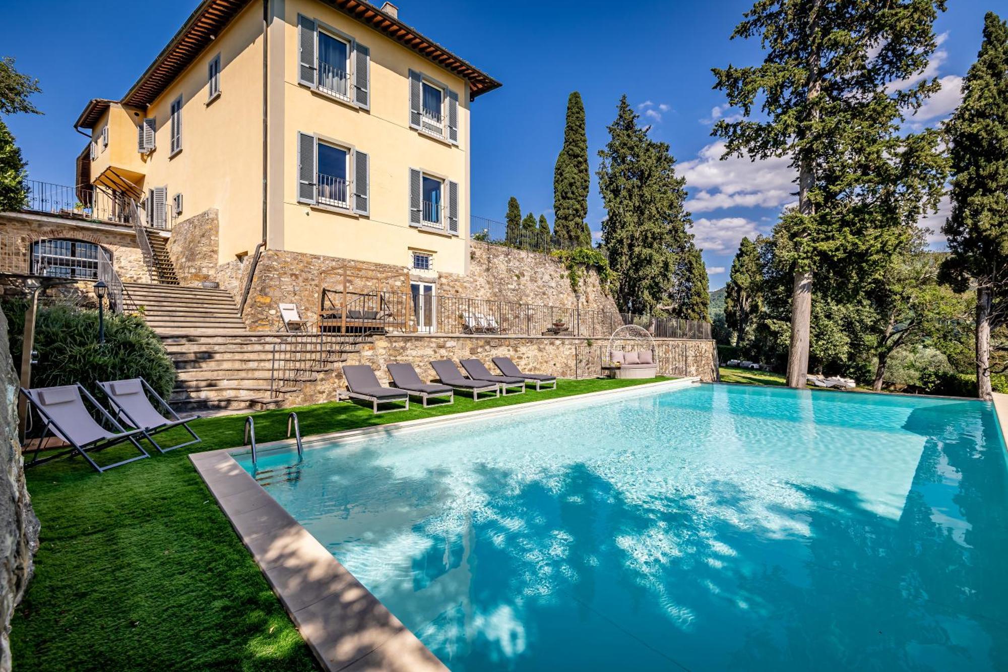 Luxury Villa Tolomei Gucci With Spa San Jacopo al Girone Екстериор снимка