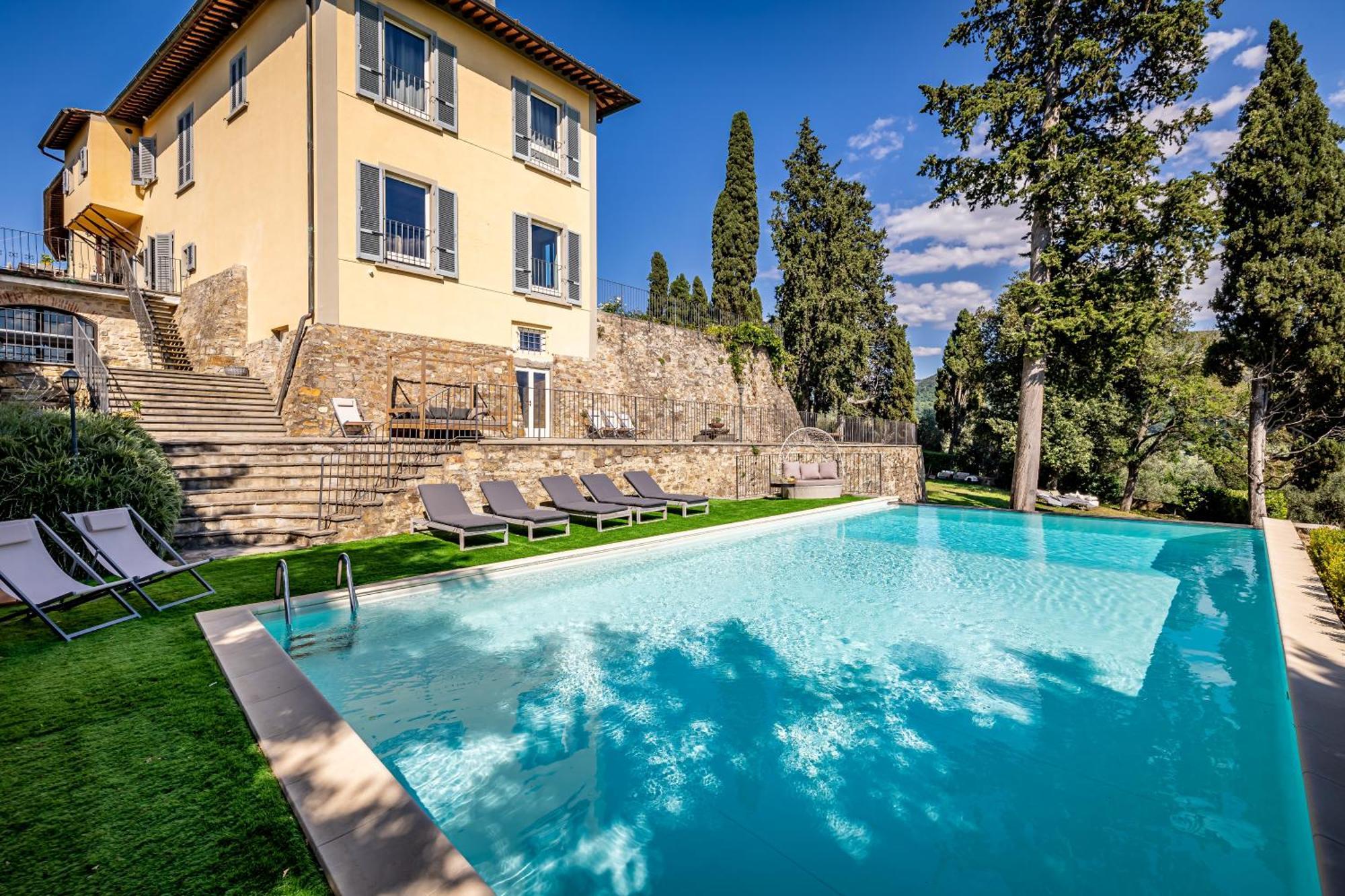 Luxury Villa Tolomei Gucci With Spa San Jacopo al Girone Екстериор снимка