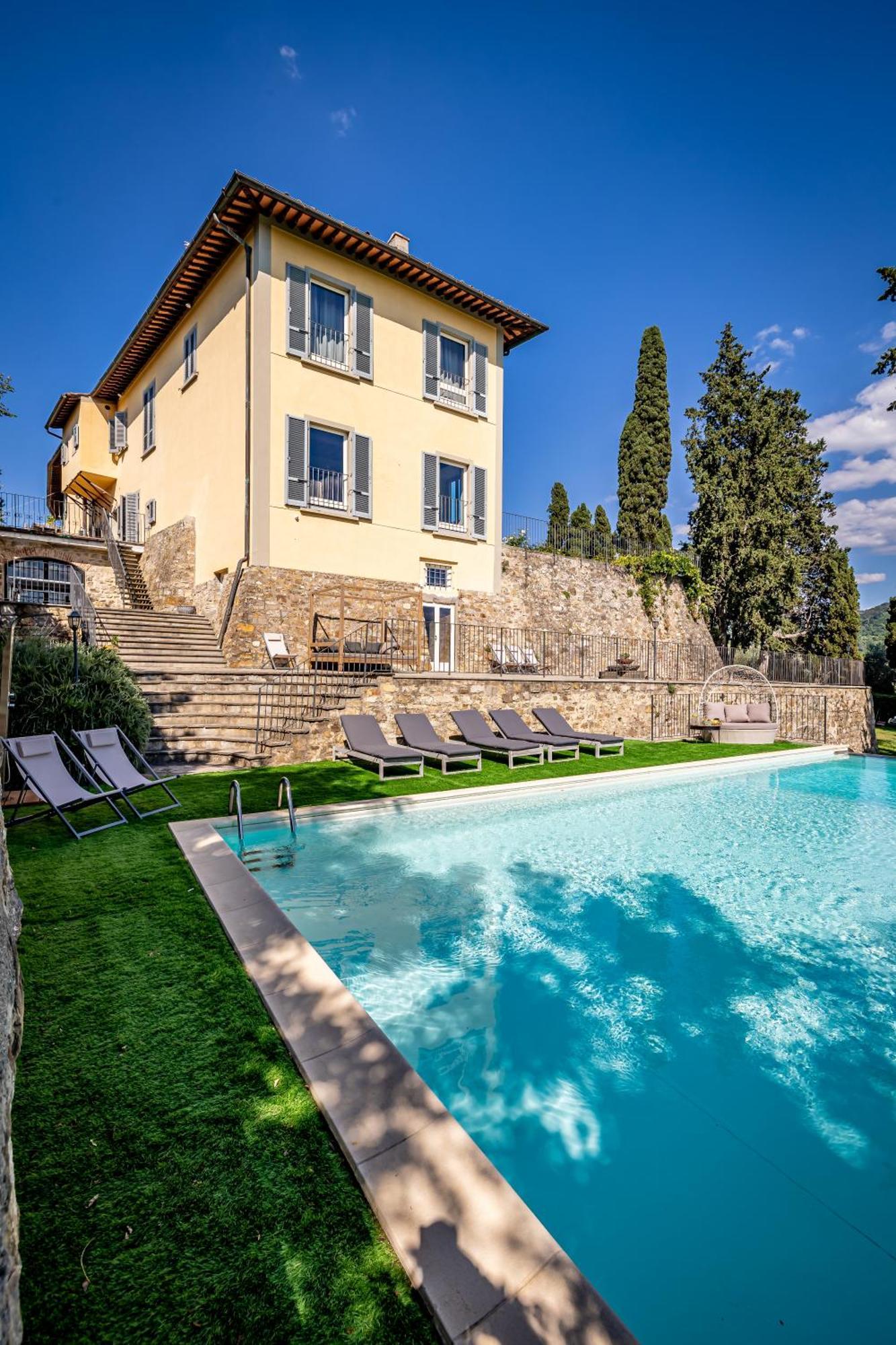 Luxury Villa Tolomei Gucci With Spa San Jacopo al Girone Екстериор снимка