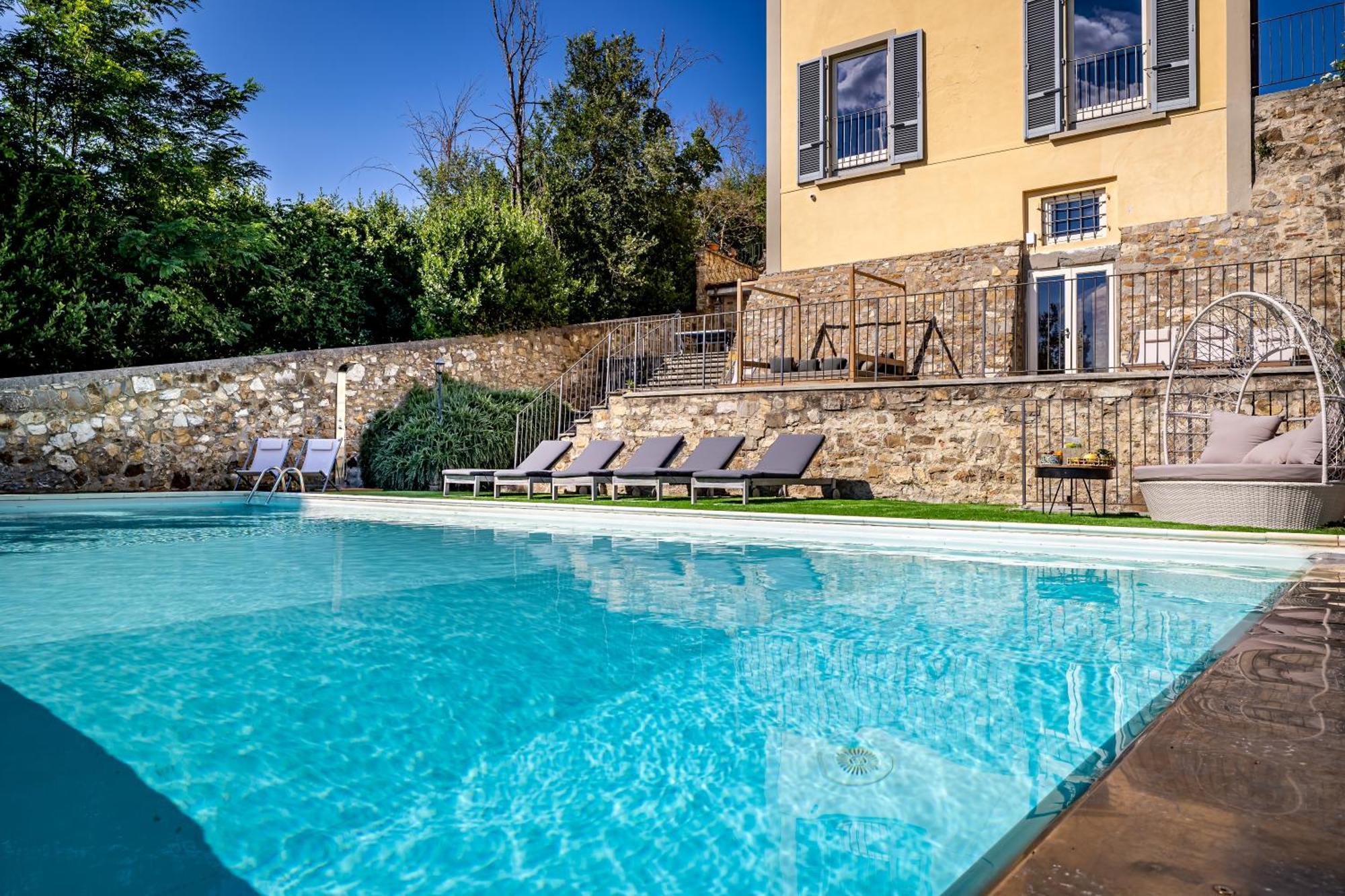 Luxury Villa Tolomei Gucci With Spa San Jacopo al Girone Екстериор снимка